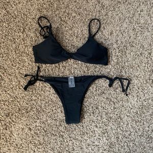 Zaful two piece black bikini